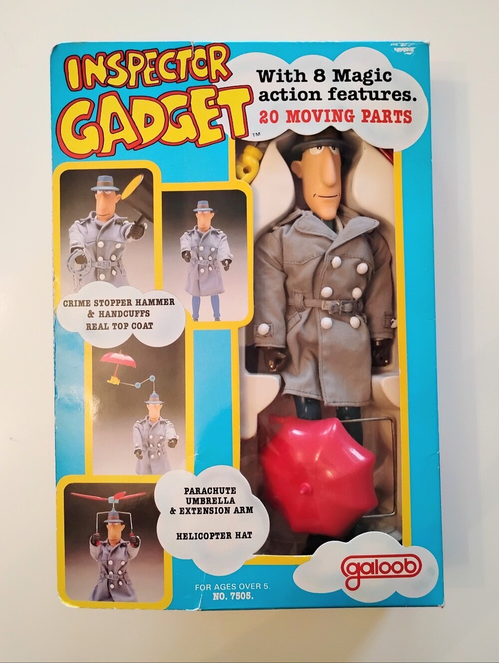 Galoob 1983 Inspector Gadget With Box
